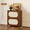 Gabinete Retro Simple Estante de Almacenamiento de Piso Sala de Estar Hogar Estantería a Prueba de Polvo Gabinete de Almacenamiento Multicapa Gabinete de Pared