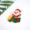 [Liquidação] Broches de Liga de Desenho Animado de Natal Atacado Papai Noel Árvore de Natal Boneco de Neve Emblemas de Metal