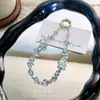 Llavero de Cuentas de Cristal, Bolsa de la Suerte Acrílica, Colgante para Bolsa, Accesorios, Llavero de Coche, Colgante, Correa de Muñeca