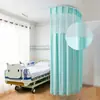 Cortina Divisoria Médica de Hospital Retardante de Llama Antibacteriana para Hogar de Ancianos, Partición Plegable para Estación de Tren, Cortina Divisoria Bloqueadora