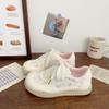 Tenis Florales Rosas para Mujer, Lindos y Originales, Nuevo Chic de Verano 2026 Diseño de Nicho, Estilo Coreano para Estudiantes, Zapatos Blancos Transpirables