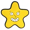 Venda Quente Desenho Animado Estrela Pvc Plano Decorativo Macio Aplique Acessórios de Cabelo Capa de Celular Estrela de Cinco Pontas DIY Acessórios de Joia
