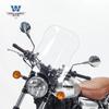 Coche muscular Wolf adecuado para Qianjiang Yi 500 parabrisas delantero cortavientos modificación de motocicleta altura ajustable