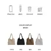 Bolso de Otoño para Mujer Lona de Nylon para Viajes Diarios Gran Capacidad Casual Bolso de Hombro Nuevo Pequeño Estampado de Nicho Bolso Tote de Lunares