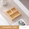 Nova Placa Dividida de Madeira de Nogueira Chinesa para Casa, Prato para Lanche de Chá, Mesa de Centro de Sala de Estar, Prato de Sobremesa, Caixa de Lanches e Frutas, Bandeja para Xícara de Chá