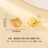Accesorios de Plata 925 Plata Pura Chapado en Oro Colgante Corazón Charm Colgante Pequeño Pulsera DIY Collar Materiales para Manualidades Accesorios