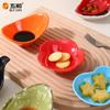 Pratos de Melamina para Vinagre e Molhos, Formato Irregular Imitação de Porcelana para Petiscos de Restaurante, Atacado de Molhos para Mergulho para Hot Pot Comercial
