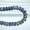 Cuentas de rueda de cristal de 8 mm cuentas no separadas cuentas planas multicorte cuentas para abalorios hechos a mano DIY cuentas sueltas accesorios para pulseras