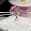 Brincos de Tarraxa Saturno Gota d'Água Micro-Incustados com Zircônia de Luxo Leve, Brincos de Aço Titânio com Toque de Alto Padrão, Acessórios de Orelha Elegantes, Modernos e Versáteis