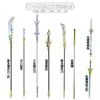 Armas antiguas de los Tres Reinos periférico 180CM Cuchillo arma Qinglong Yanyue de Guan Yu alabarda de luna única molde de juguete de plástico utilería