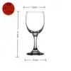 Copa de Vino Tinto de Vidrio Engrosado, Copa de Vino Alta, Copa de Vino, Copa Burdeos, Artículos de Uso Diario, 180ml, 150ml