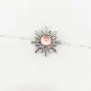 Pendientes de Aleación de Titanio F136 Aurora Aobao Erizo de Mar Clavo para Hélix de Oreja Rosca Interna Labio G23 Titanio Joyería para Perforaciones Corporales