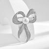 Broche de perla con lazo para mujer, diseño elegante, nicho de alta gama, ramillete con fragancia pequeña, broche anti-caminar, accesorio para traje.