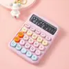 Calculadora Computador Alto Valor de Cor Deusa do Escritório Fofa Redonda 12 Bits Botão Flexível Celebridade da Internet