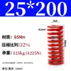 Mola helicoidal de compressão de fio plano forte retangular padrão japonês para molde de alta temperatura vermelha 65mn TM spring SWM carga 6