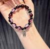 Pulseira Ink Sea Cat Best Friend para Estudantes Criativa Nicho Personalidade Retrô Pulseira de Casal Personalidade Ins Estilo Minimalista Corrente