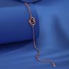 Pulsera Personalizada de Amor Simple Caliente Transfronteriza 100 Idiomas Te Amo Corazón de Melocotón Piedra de Proyección para Novia