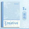 Caderno fino B5 com estampa de bolinhas e tinta salpicada, Caderno A5 de folhas soltas, Diário estilo americano, Caderno para preparação de exames, Caderno pautado para anotações