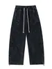 Calças Jeans Masculinas 2026 Novo Estilo Juventude Versátil Primavera Calças de Perna Reta Largas Casuais Calças Longas Masculinas
