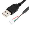 Cable de datos USB 2.0 a PH 2.0, cable PH 2.0 de 4 pines a USB 2.0, placa base pequeña, pin USB