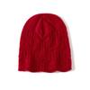 Cachecol 2026 Outono e Inverno Novo Feminino Cor Sólida Trançado com Ponto Alto Vazado Acolchoado Quente Moda Borda Enrolada Tricô Chapéu Casual