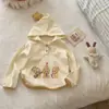 Sudadera Timo para Niñas Otoño Stylish Sudadera con Capucha Infantil Top Camiseta de Manga Larga Ropa para Niñas Pequeñas Bebés