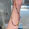 Contas espaçadoras de pinho coloridas multi-tesouro longas de boutique podem ser feitas em anel de corrida acessórios de brincar com texto DIY acessórios de pulseira acessórios feitos à mão