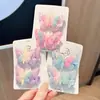 Internet-famoso Princesa Pequena Fita Bow Hairpin Crianças Menina Hanfu Purple Hairpin Acessórios de cabelo das meninas