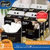 Papel Higiênico Jierou 150 Unidades 3 Camadas 3 Pacotes/Rosto Preto Úmido Água Colônia Papel Higiênico L Tamanho Grande Atacado 1 Peça Envio Direto