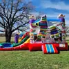 Castillo Inflable Exterior para Niños, Parque de Trampolines Exterior, Tobogán Inflable, Parque Infantil Interior, Fabricante de Castillos Divertidos, Cama Elástica Inflable