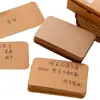 Papel de tarjeta en blanco para escribir a mano palabras de vocabulario en inglés, papel de tarjeta duro blanco, tarjetas pequeñas para dejar mensajes, alta perforación, tarjetas de papel de hoja suelta para estudiar