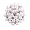 Lanhao superventas moda japonesa y coreana broche corsage de cisne de perlas completas con flor de diamantes de imitación accesorios para mujer ventas directas de fábrica