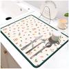 Tapete de bancada da cozinha Soft Diatom Mud Desktop Absorbent Mat Coaster WC Mesa de lavagem Pia Tapete de drenagem antiderrapante