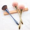 Novo pincel de maquiagem com textura de metal de cintura pequena, pincel solto, pincel de mel, pincel de alto brilho, blush facial, ferramenta de beleza