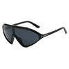 Gafas de sol de máscara de moda nueva europea y americana en forma de T para hombres y mujeres, gafas de sol ojo de gato transfronterizas, gafas casuales