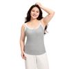 Camisola com Renda para Mulheres 2026 Novo Estilo Primavera/Verão com Bojo, Lindo Design nas Costas, Adequada para Usar em Camadas ou Sozinha