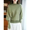 Nuevo Suéter de Punto para Mujer Otoño/Invierno 2026, Hombros Descubiertos, Jersey Holgado de Manga Murciélago, Top Elegante Básico