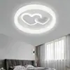 Nueva lámpara de techo para dormitorio principal con control de voz sin conexión, iluminación simple, acogedora y romántica para la sala de estudio
