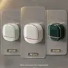 Porta Jabón sin Taladro, Montado en Pared, Gama Alta, Drenaje de Agua, Estante de Almacenamiento para Baño y Inodoro