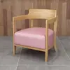Cafetería Tienda de Té con Leche para Postres Sofá con Pasamanos de Ratán Mesa de Café Combinación de Mesa y Sillas Estilo Nórdico Madera Maciza Barra de Libros Mesa y Sillas de Recepción