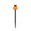 Luzes solares de chão de abóbora de Halloween transfronteiriças para atmosfera festiva, luzes de chão decorativas externas para quintal e jardim