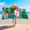 Toalla de Baño Microfibra Absorbente Lista para Usar Popular Transfronteriza Vacaciones Activo Secado Rápido Toalla de Playa Estampada Costas