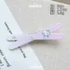 Pinza para el Cabello Hello Kitty Rosa y Azul, Dulce y Fresca, Lindo Estampado de Estrella de Cinco Puntas, Pinza de Pato, Pasador, Accesorio para el Cabello para Mujeres