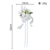 Flores para Coche de Boda, Suministros para Decoración de Coche de Boda, Decoraciones de Cinta para Espejo y Puertas de Coche, Decoraciones para Puerta Lateral de Coche de Boda, Decoración de Coche