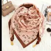 Bufanda de Cuello Bufanda de Seda para Mujer Hebilla Magnética 2025 Nueva Bufanda Pequeña para Mujer Bufanda de Cuello de Algodón y Lino Otoño e Invierno Bufanda Triangular