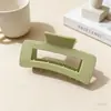Clipes de Cabelo de Plástico ABS Mais Vendidos, Grampos Quadrados Grandes, Acessórios de Clipe Base para DIY, Bases em Branco de Clipe Tubarão Não Acabadas para Atacado