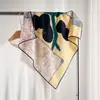 Bufanda de Seda y Lana para Mujer en Otoño e Invierno, Bufanda de Cuello de Alta Gama, Cálida y a Prueba de Frío
