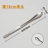 Colher de remédio de aço inoxidável colher de amostragem de laboratório micro colher de cauda quadrada de duas cabeças colher de remédio três em um colher de remédio de três ramos colher de remédio de grupo