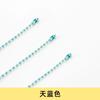 Cadena de Cuentas para Electroforesis de 10 cm, Cadena de Lanyard, Hebilla de Cadena para Etiqueta, Cadena de Llavero, Accesorios de Cadena de Cuentas para Joyería DIY, Muñecas