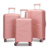 Maleta de viaje con ruedas de moda personalizada de 20 pulgadas para cabina, rueda universal silenciosa, maleta de PP, maleta rígida